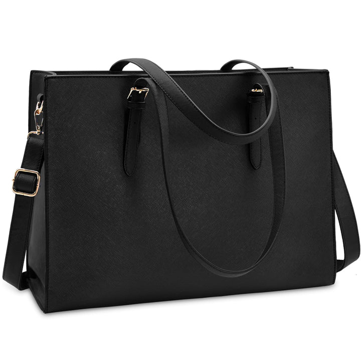 Laptop Bag for Women Waterproof Lightweight Leather 15.