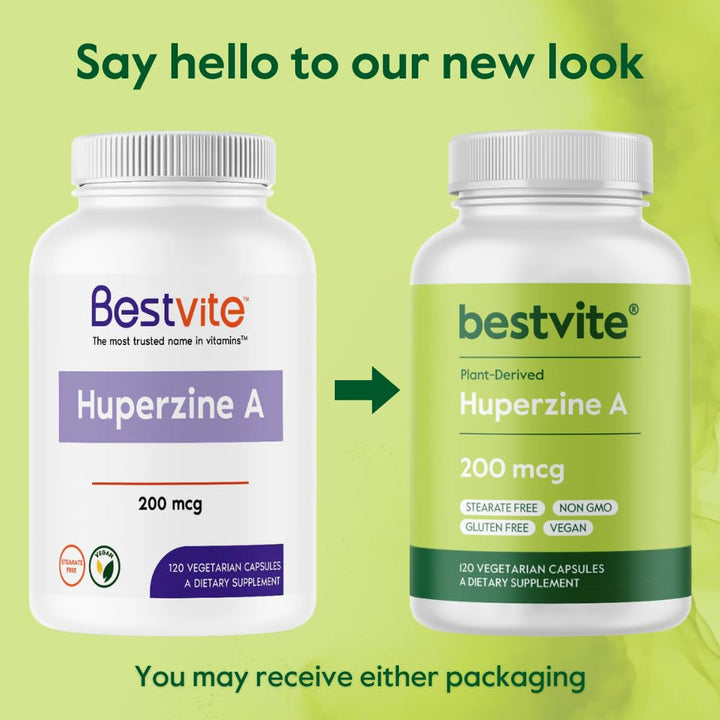 BESTVITE Huperzine A 200mcg from Naturally Derived Hupe