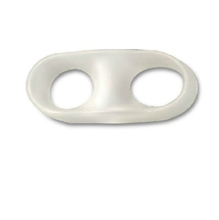 AnHuaUnisex Small Toe Soft Silicone 2 Holes Orthotics Bunion Tail Toe Straightener Separator Shield Protector Spreader Corrector Adjuster Foot Pain Relief