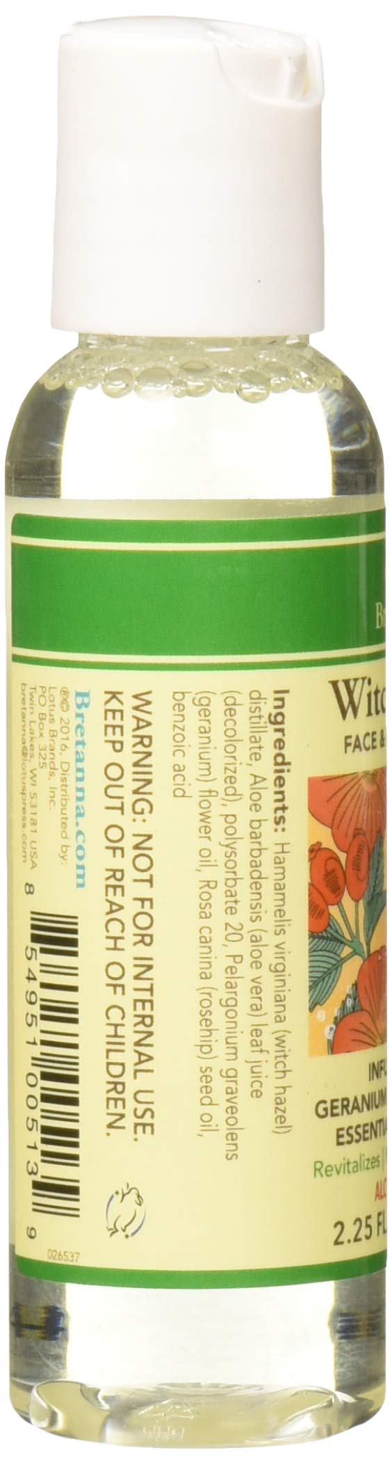 Witch Hazel, Geranium Rose Hip 2 Oz