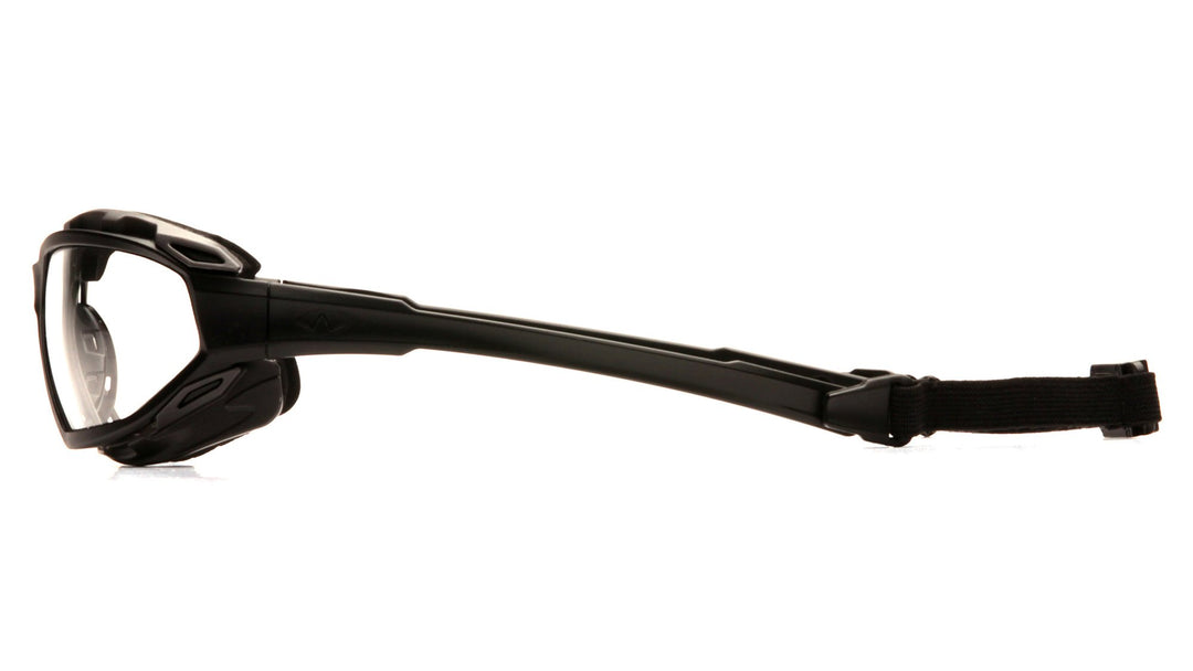 Pyramex Safety Highlander XP Eyewear, Black-Gray Frame/