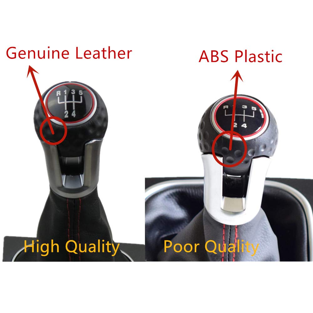 Malcayang 6 Speed Car Gear Shift Knob for Golf 5 6 MK5 