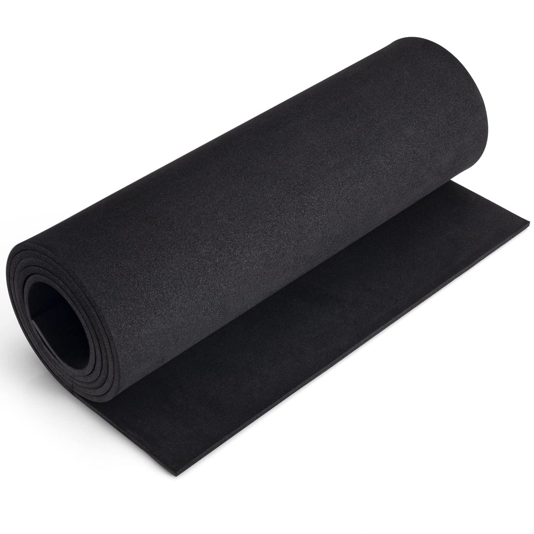 Black Foam Sheets Roll, Premium Cosplay Large EVA Foam Sheet 13.9 x 59,5mm Thick, Density 86kg/m3for Cosplay Costume, Crafts, DIY Projects