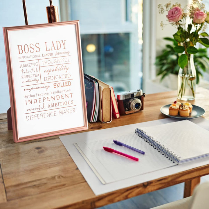 Boss Lady Bosses Day Gifts for Women - Rose Gold Office