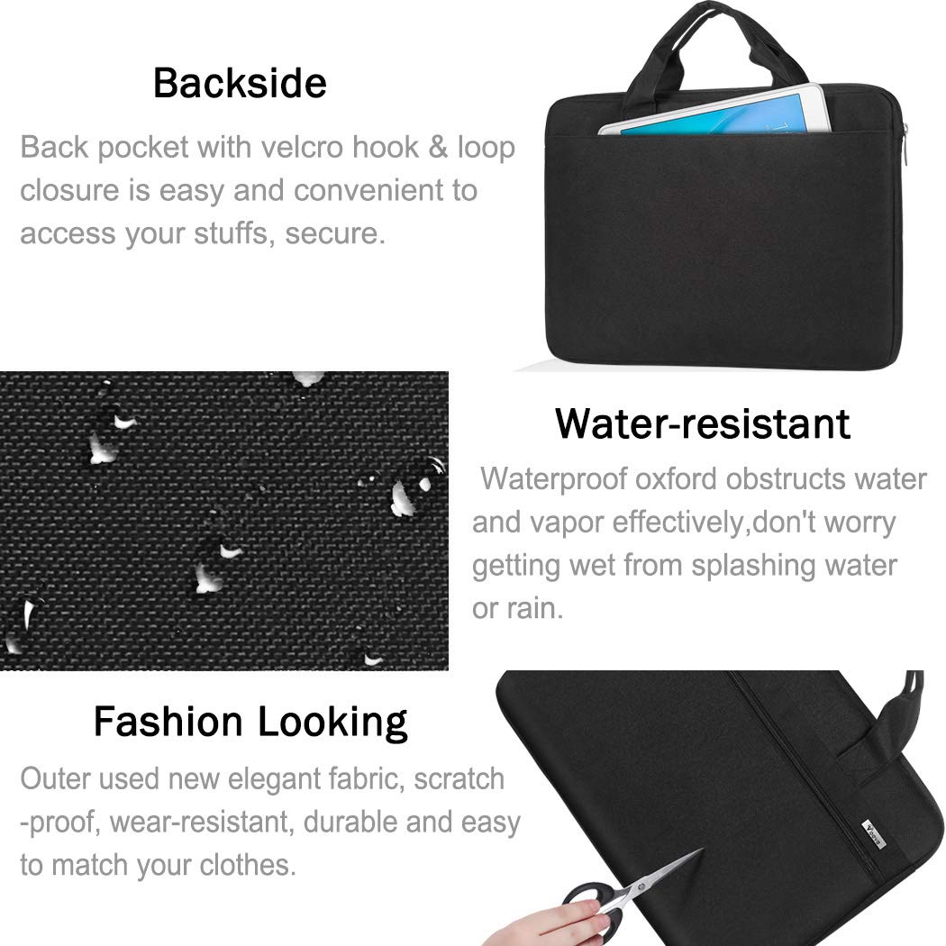 Voova Laptop Bag Carrying Case 17-17.3 Inch for Women, 