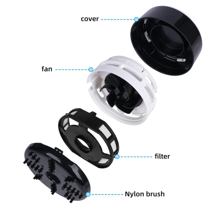 Mini Vacuum Cleaner, Portable Desktop Vacuum Cordless, Handheld Dust Sweeper Battery Operated, Low Noise and Strong Suction for Home/Office/School/Car/Keyboard(Battery not Include)