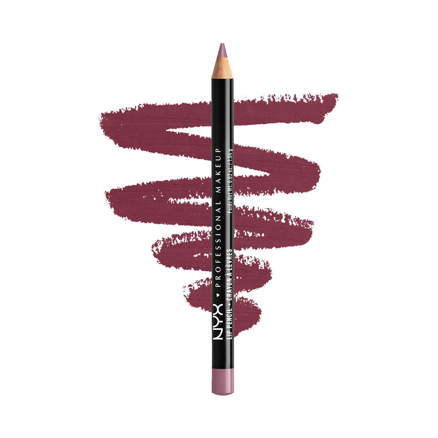 Slim Lip Pencil, Long-Lasting Creamy Lip Liner - Prune