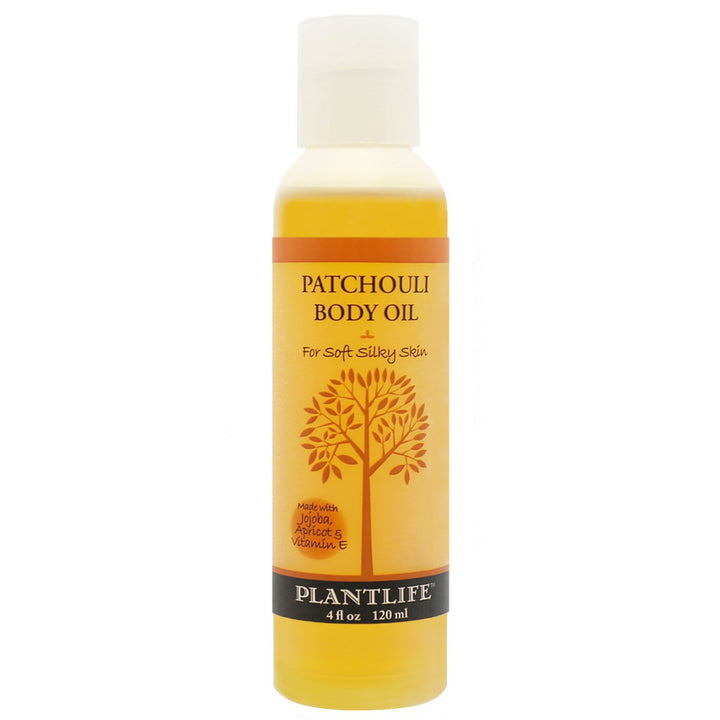 Patchouli Body &amp; Bath Oil with Vitamin E, Apricot &amp; Jojoba- 4 oz.