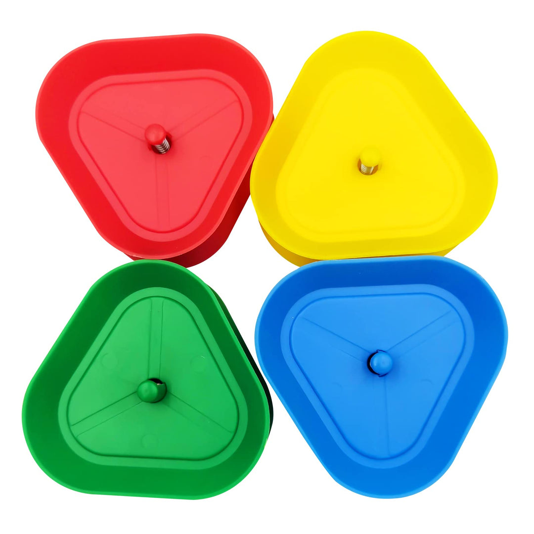 Playing Card Games Holder - 4Pack Little Hands Cards Tray for Kids, Seniors,Hands Free Cards Holders for Cards Game, Poker Parties, Family Card Game Nights