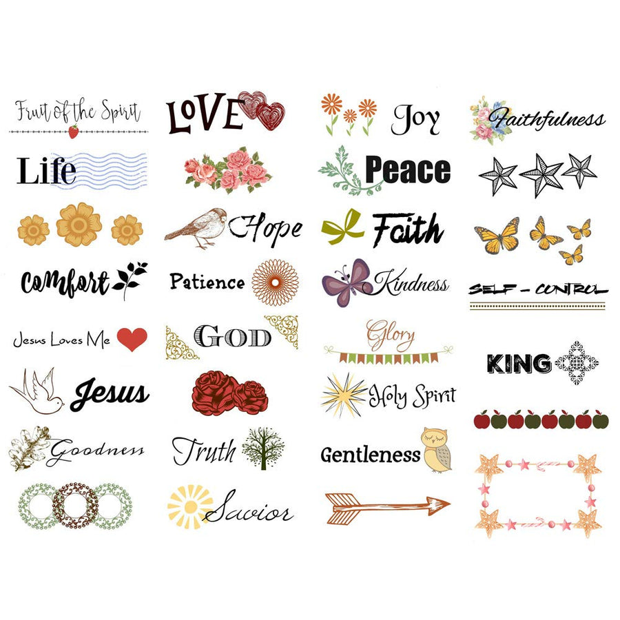 Poetry Words Kawaii Aesthetic Pastel Art Agenda Journal Planner Stationery Stickers