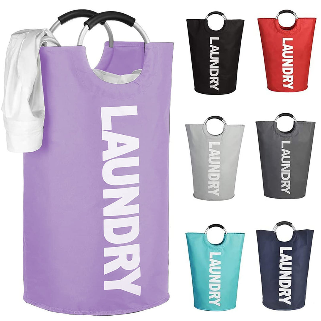 Mziart 90L Large Collapsible Laundry Basket with Padded