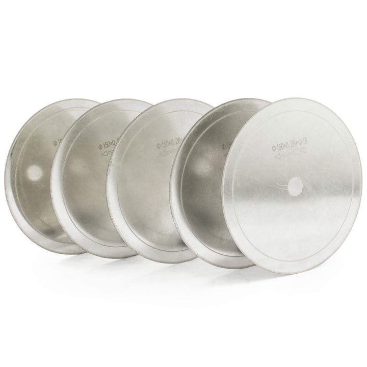 6 inch Diamond Lapidary Saw Blades Super-Thin Rim 0.36mm Pack of 5Pcs