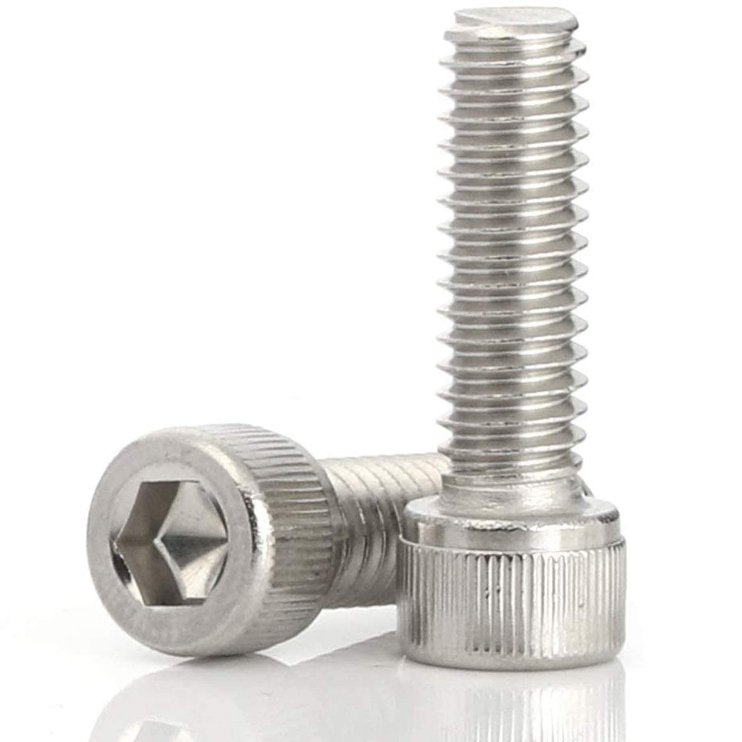 M3-0.5 x 12mm Socket Head Cap Screws Metric, Allen Socket Drive, Stainless Steel 304, Full Thread, Bright Finish, Machine Thread (50 Pcs)