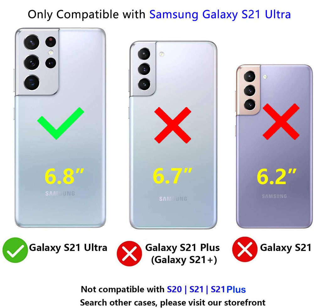Luxury Fashion Mirror Case for Samsung Galaxy S21 Ultra