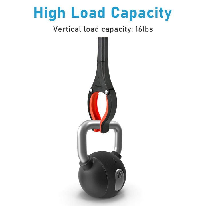 2024 Upgrade Grabber Reacher Tool, 360° Rotating Head, Wide Jaw, 32 Foldable, Lightweight Trash Claw Grabbers for Elderly, Reaching Tool for Trash Pick Up Stick, Litter Picker, Arm Extension (Orange)