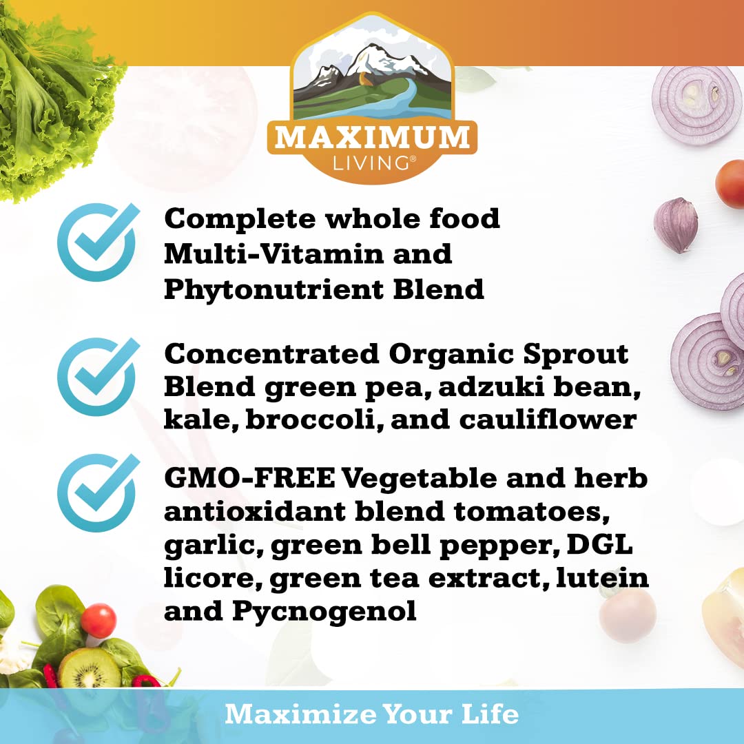 - Vita-Sprout Whole-Food Multivitamin &amp; Phytonutrient Blend - 120 Capsules