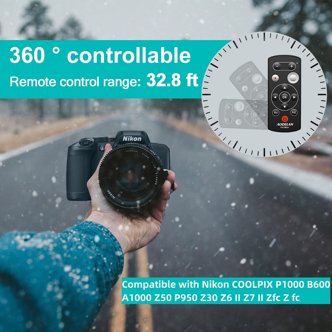 AODELAN Wireless Camera Remote Control Remote Shutter R