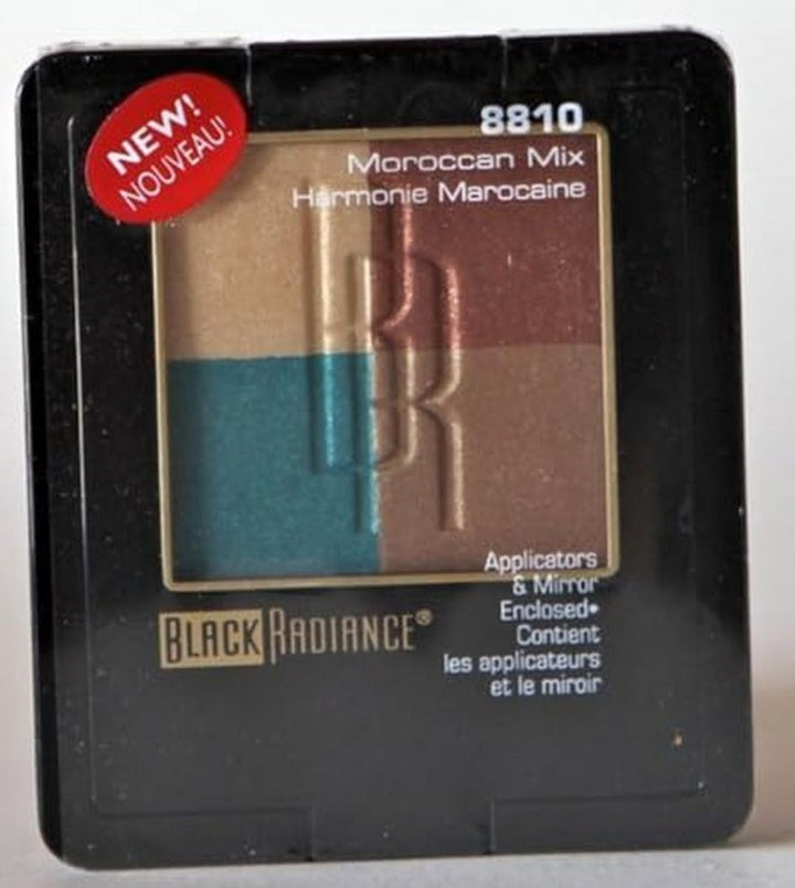 Eyeshadow Palette w/ Applicators &amp; Mirror 8810 Moroccan Mix, Beige, Blue, Brown, Red Brown