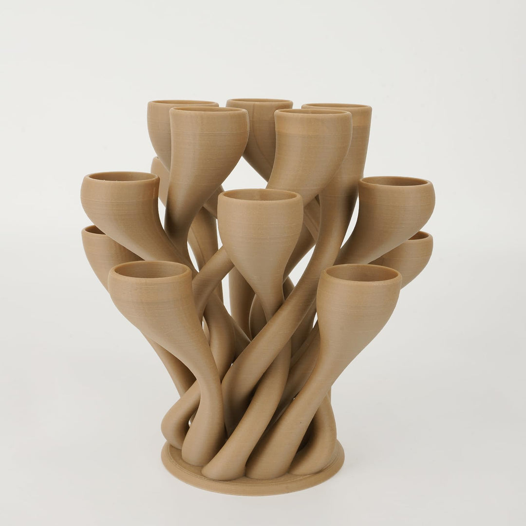 3D Printing Filament Pla Wood Bamboo 3D Printer Filament, PLA Filament 1.75mm 15% Real Bamboo Fiber, 1kg/2.2lb 15% Wood Fiber