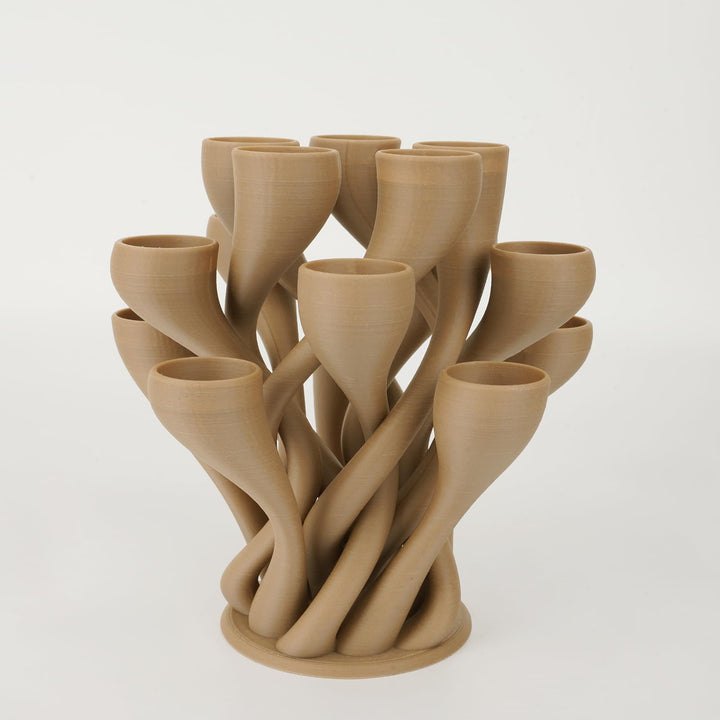 3D Printing Filament Pla Wood Bamboo 3D Printer Filament, PLA Filament 1.75mm 15% Real Bamboo Fiber, 1kg/2.2lb 15% Wood Fiber