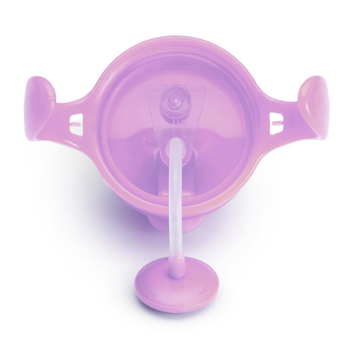 Munchkin® Any Angle™ Sippy Cup for Toddlers, Weighted Straw Trainer Cup with Click Lock™ Lid, 7 Ounce, Orange