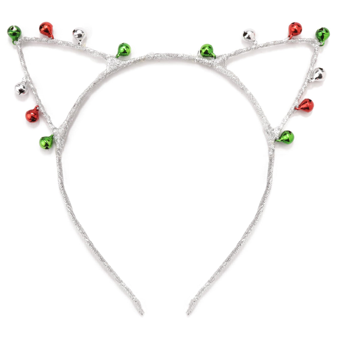 Jingle Bells Christmas Cats Ears Headband Accessory