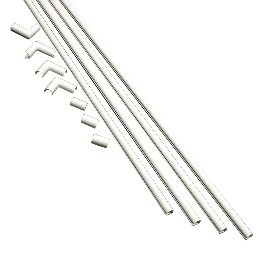 Legrand - Kit Cordmate, Organizer and Hider, Cover, Concealer, and Protector for Wall, Single Cord, CMK10, Paintable