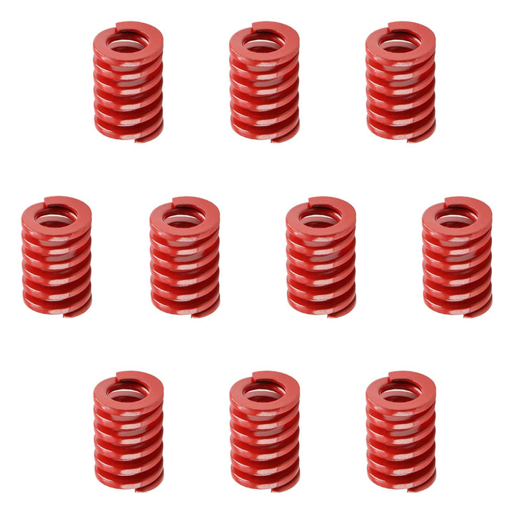 3D Printer Die Spring 14mm OD 20mm Long Load Compression Mould Die Spring for Mechanical Equipment Accessories Red 10PCS