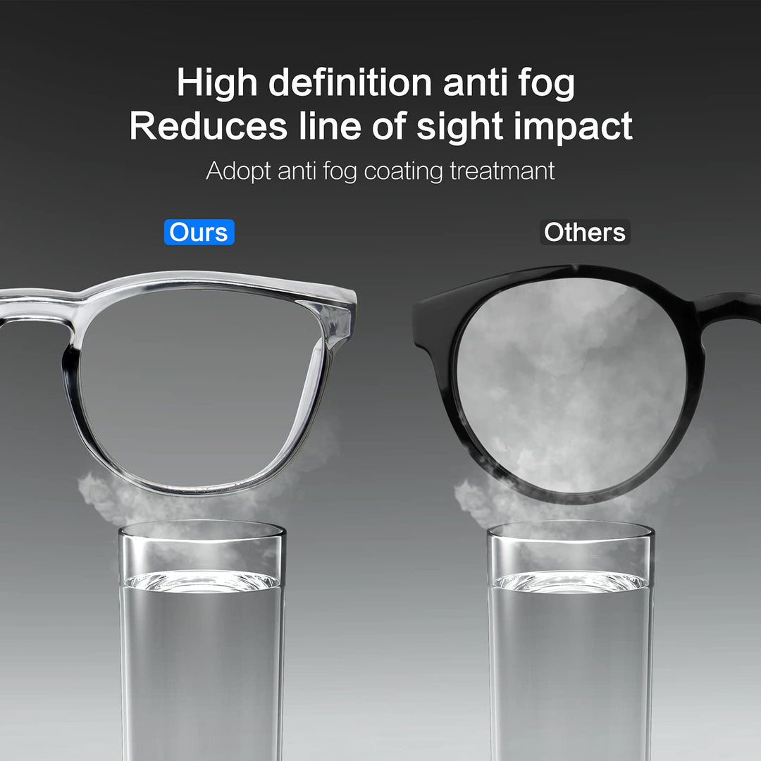 Safety Glasses Anti Fog Clear Safety Goggles Protective Eyewear Blue Light Blocking Scratch Resistant Anti Dust UV Protection Glasses with Side Shields For Men And Women(Grey)