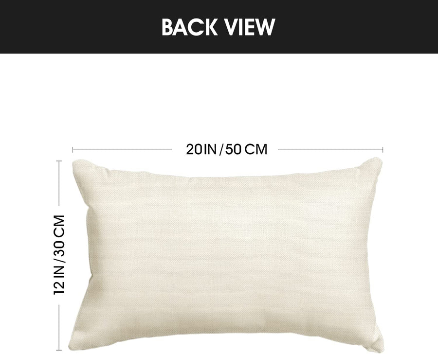 Patriotic 4th of July Cat Throw Pillow Cover 12x20 Inch, Memorial Day Independence Day Decoration for Home