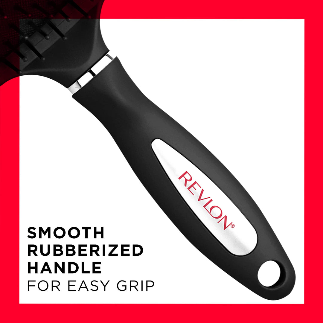 Revlon Straight &amp; Smooth Black Paddle Hair Brush