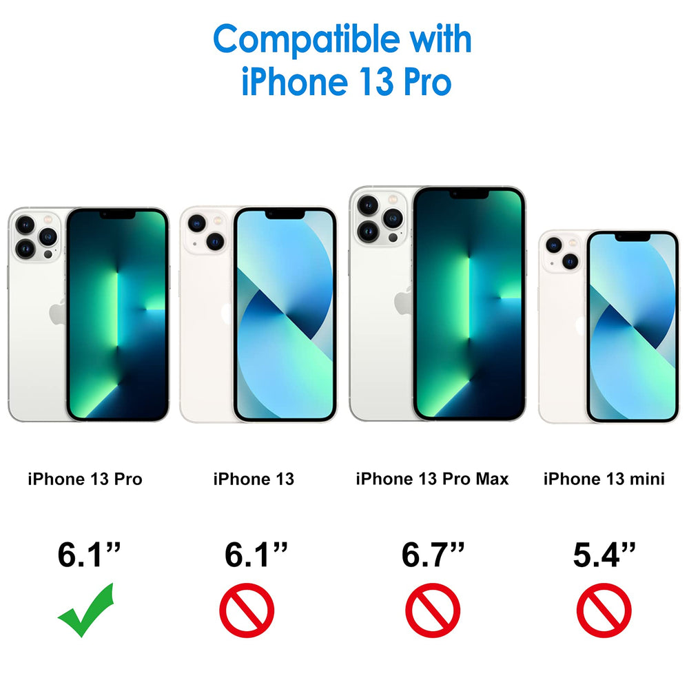 JETech Case for iPhone 13 Pro 6.1-Inch, Non-Yellowing S