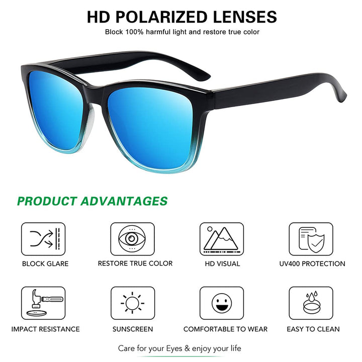 MEETSUN Polarized Sunglasses for Women Men Classic Retr