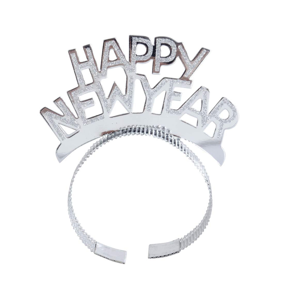 Happy New Year Headband Tiara,New Years Party Favor,New Years Eve Party Decorations 12Pcs