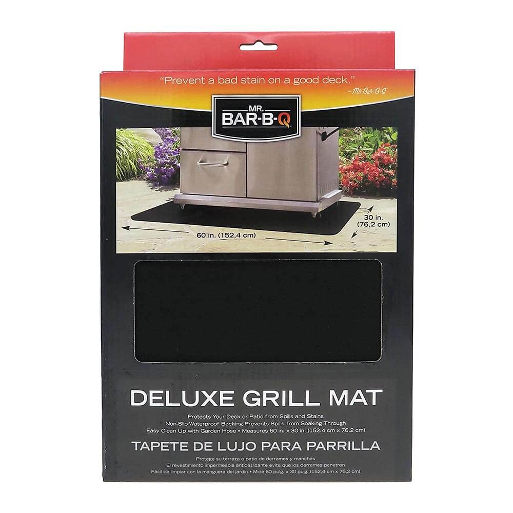40124Y Deluxe Grill Mat, Protects Decks &amp; Patios from Spills &amp; Stains | Non-Slip Backing | Prevents Spills from Soaking Through to Deck or Patio Surface | Easy to Clean | 60 x 30 inches