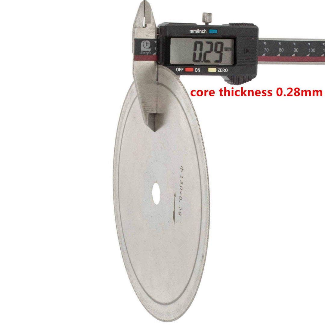 6 inch Diamond Lapidary Saw Blades Super-Thin Rim 0.36mm Pack of 5Pcs