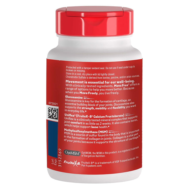 Advanced Plus MSM with Glucosamine &amp; Chondroitin , 120 Count (Pack of 2)