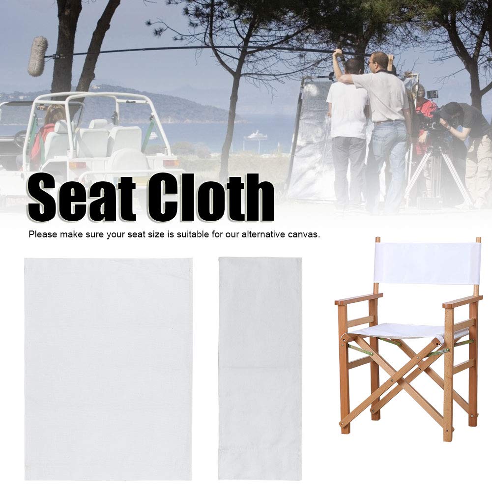 Directors Chair Canvas Replacement, 1 Set White Chair C