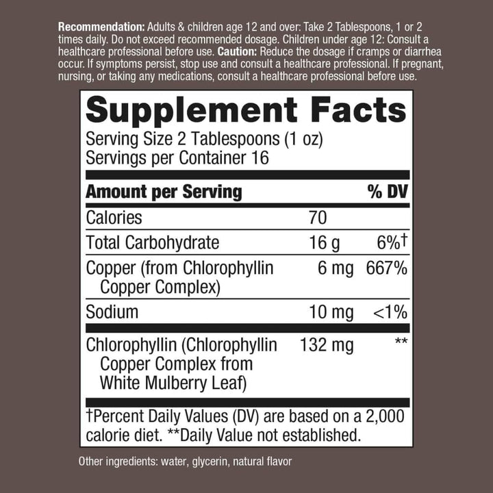 Natures Way Chlorofresh Liq Natr