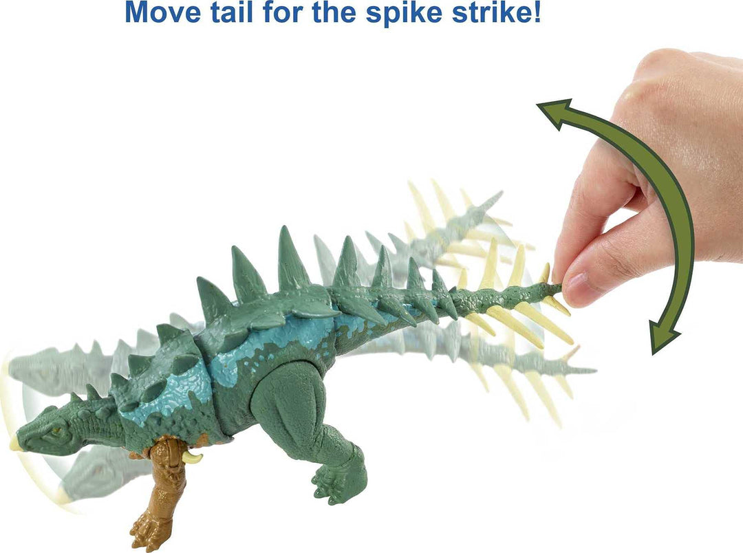 Jurassic World Toys Fierce Force Chialingosaurus Dinosaur Action Figure Movable Joints, Realistic Sculpting &amp; Single Strike Feature, Kids Gift Ages 3 Years &amp; Older