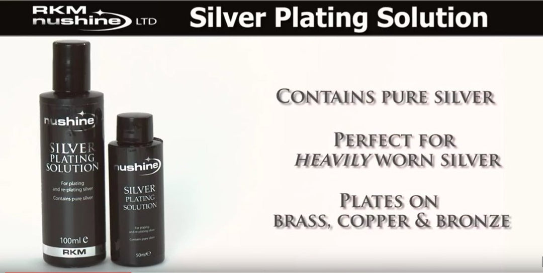 Silver Plating Solution 5.1 Oz (150ml) - Permanently Plate Pure Silver onto Worn Silver, Brass, Copper and Bronze (Ecofriendly Formula)
