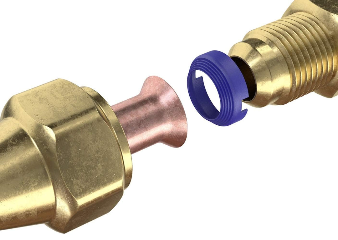® Model MSP-0408 Leak Free SAE Flare Connections - Refrigerant Leaks Refrigeration, HVAC, Ductless, Schrader Valve or Mini Split Applications (1/4, Mini Split Pack - (2) 1/4 and (2) 1/2)