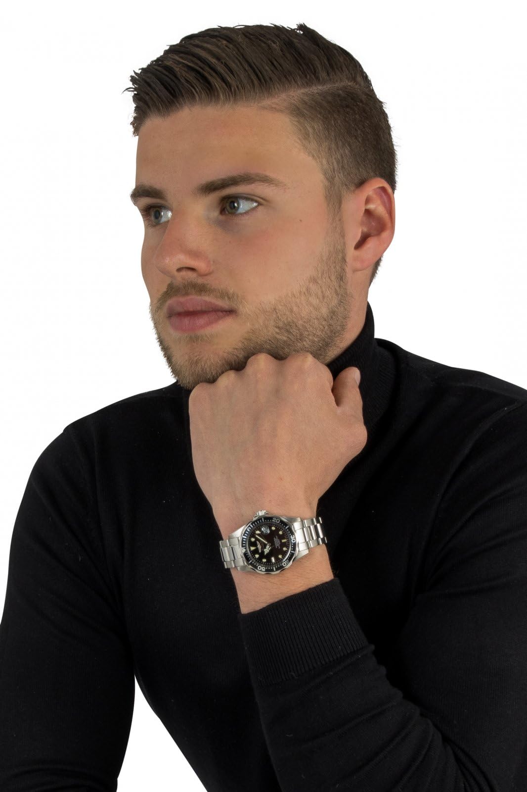 Men&#39;s 8932 Stainless Steel Pro Diver Quartz Watch