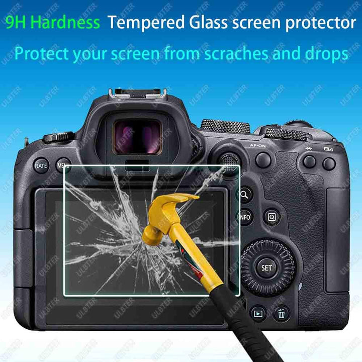 Screen Protector for Canon EOS R100 EOS R10 Camera EOSR10 Tempered Glass Edge to Edge Protection,Anti-Scrach Anti-Fingerprint Anti-Bubble [3 Pack]