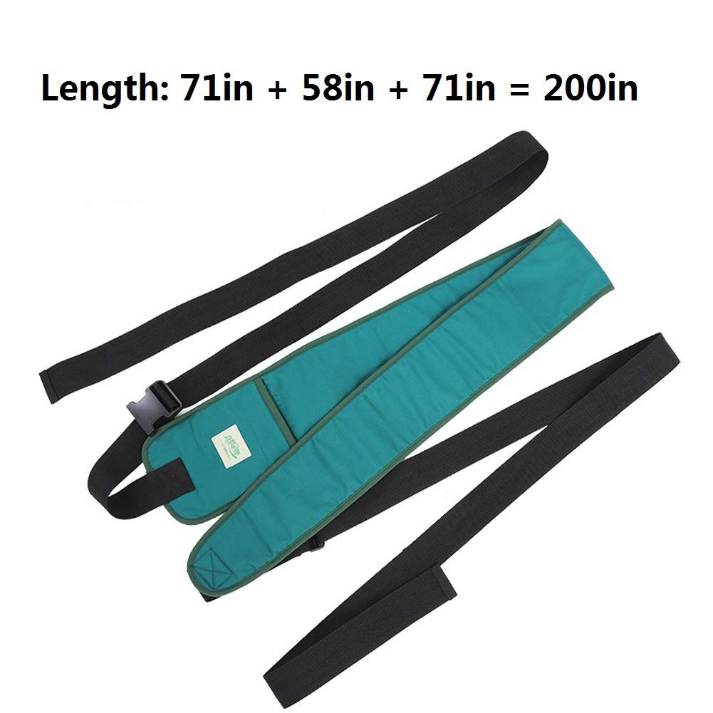 200Inch Bed Restraint Strap Anti-Fall Waist Belt for Elderly, Patient Adjustable Hospital Bed Restraint Wheelchair Seat Safety Belt