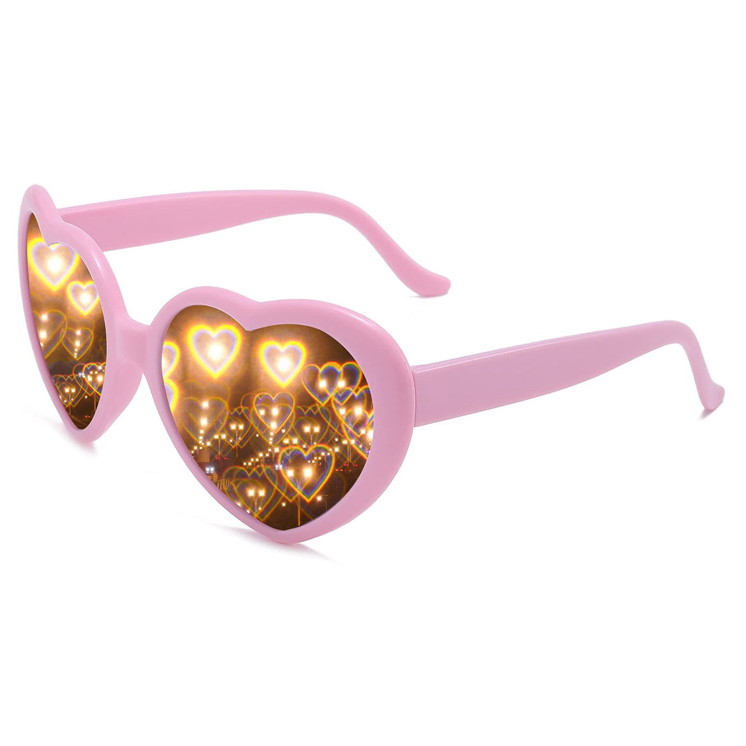 Dollger Heart Sunglasses Heart Effect Diffraction Glass
