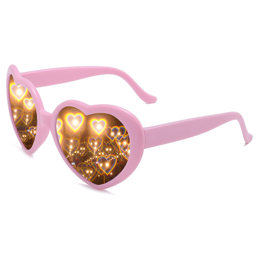 Dollger Heart Sunglasses Heart Effect Diffraction Glass