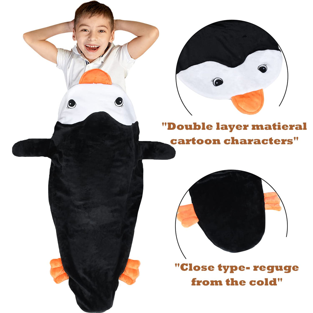Catalonia Penguin Tails Blanket, Super Soft Plush Kids 