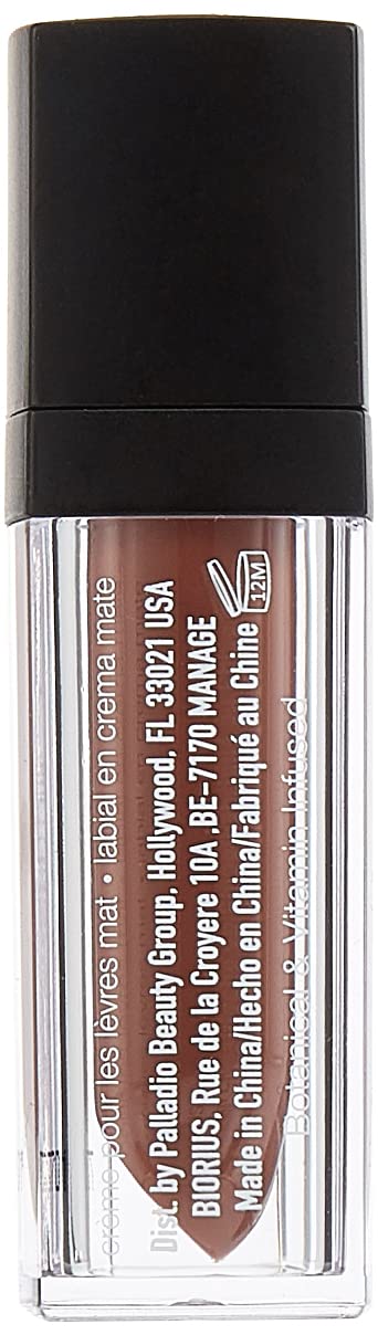 Beauty Velvet Matte Cream Lip Color, 4.16g(Brown), Chiffon (B0799PDQXL)