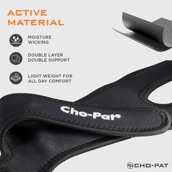 Cho-Pat Dual Action Knee Strap Black/XX-Large